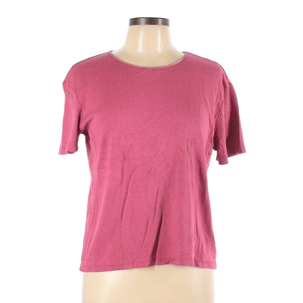 Nordstrom Women Pink Short Sleeve T-Shirt M